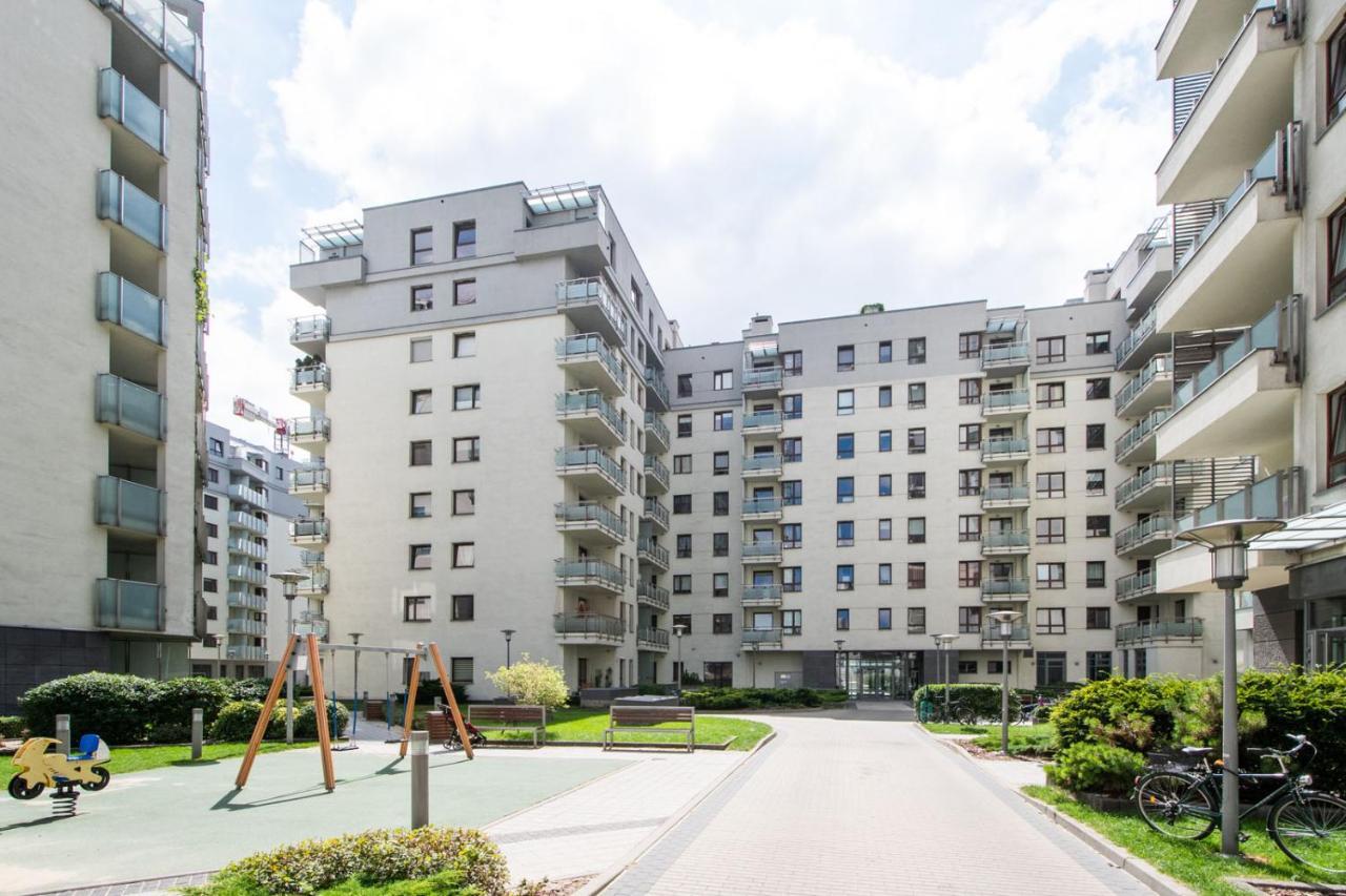 Mg Apartments Gieldowa Warschau Buitenkant foto