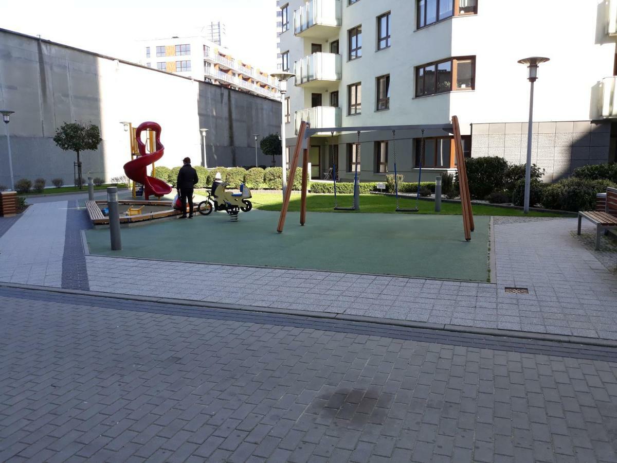 Mg Apartments Gieldowa Warschau Buitenkant foto