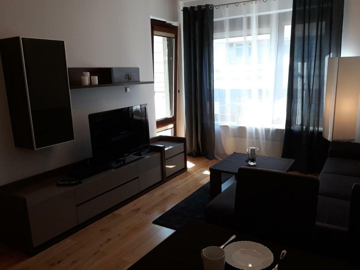 Mg Apartments Gieldowa Warschau Buitenkant foto